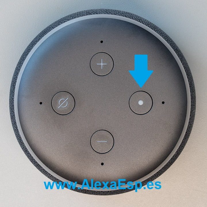 Botón Acción Amazon Echo Alexa