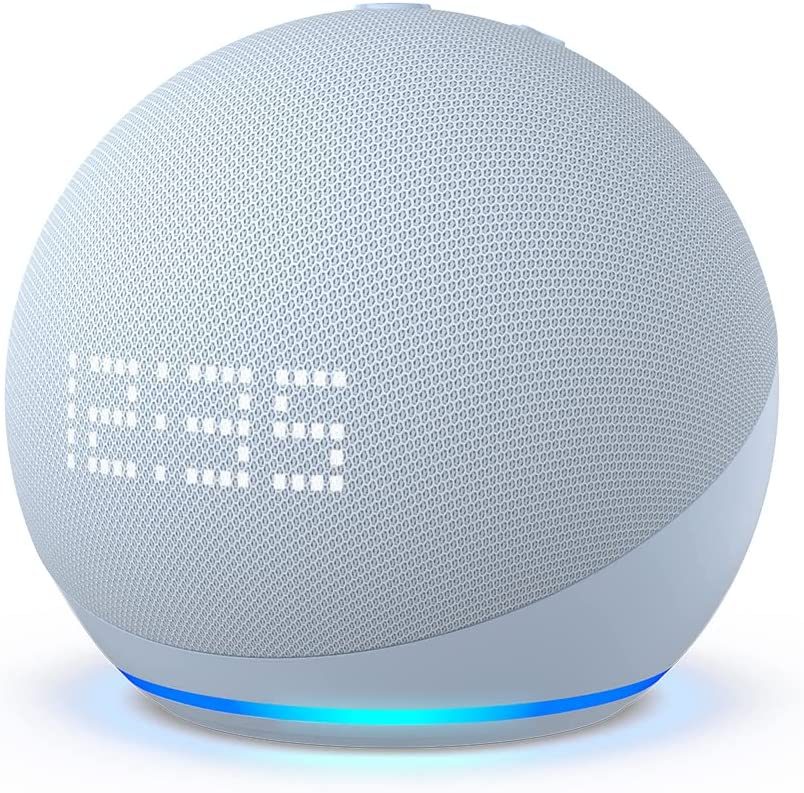 echo dot 5gen 2022 con reloj características y especificaciones