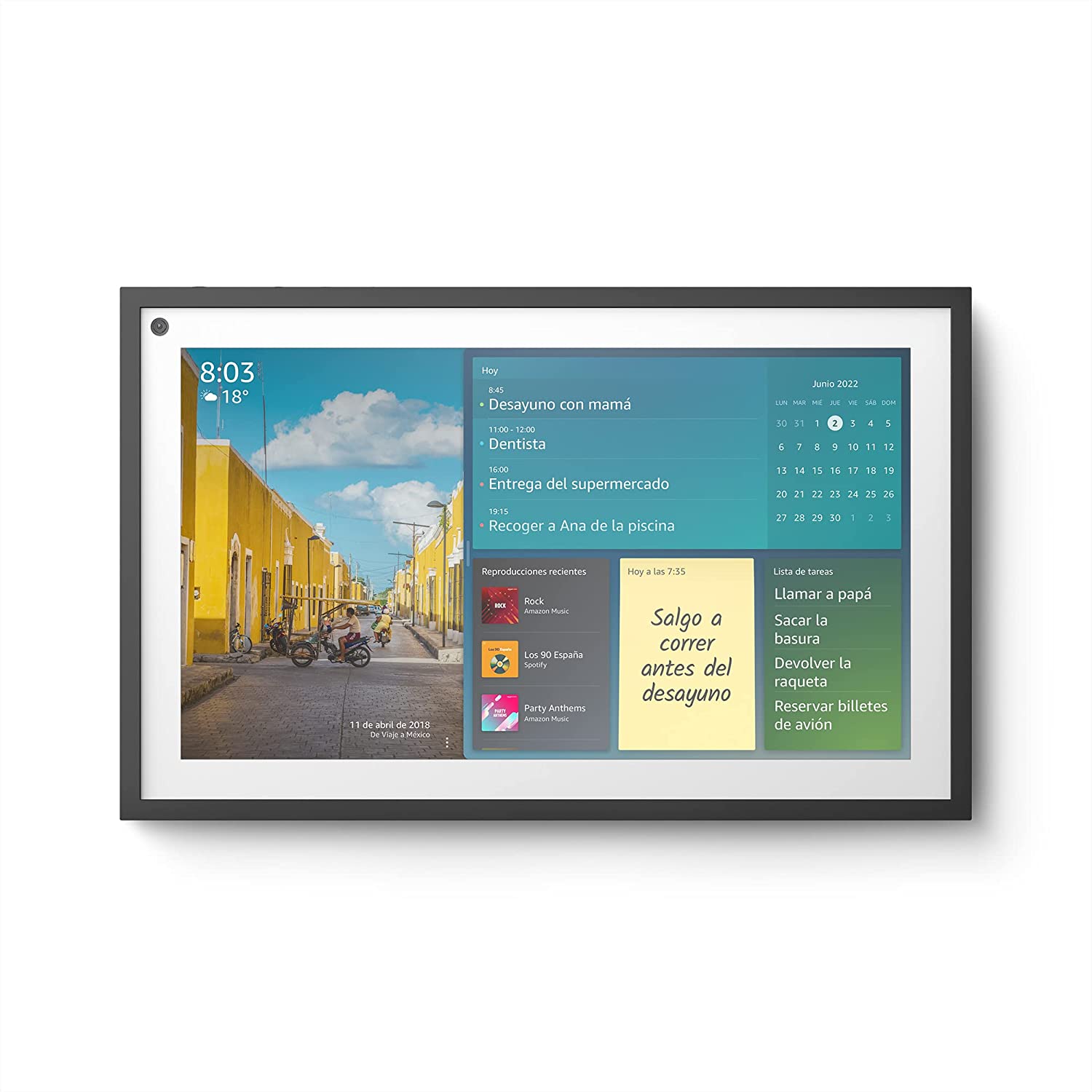 Especificaciones echo show 15